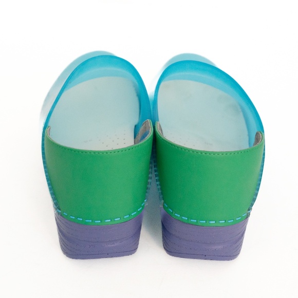 Dansko Professional - Translucent Blue Clogs Size 38 EU - Picture 9 of 12